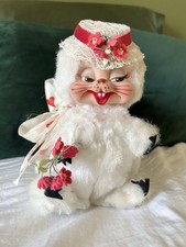 Rushton Star Creation Vintage Rubber Face Plush White Skunk