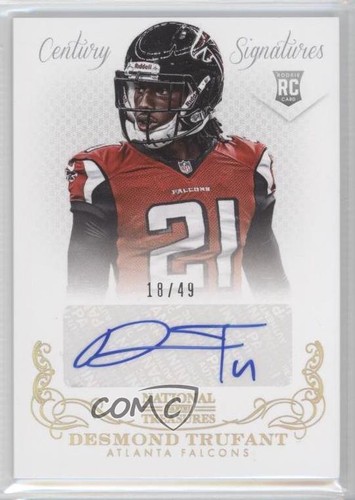 Desmond Trufant [Autograph Gold] #272 2013 Panini National Treasures card