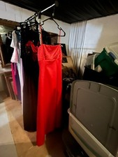 Betsy & Adams size 6 spaghetti straps formal gown