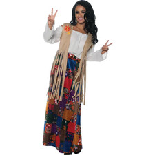 Hippie Fringed Vest Adult - Underwraps