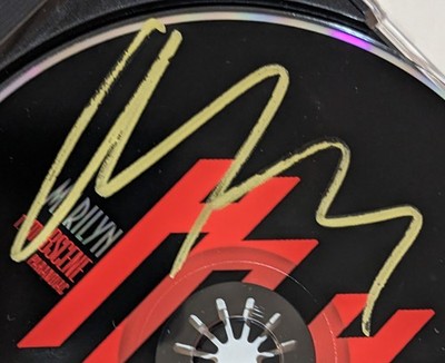 MARILYN MANSON signed mOBSCENE compact disc CD SINGLE coa | eBay