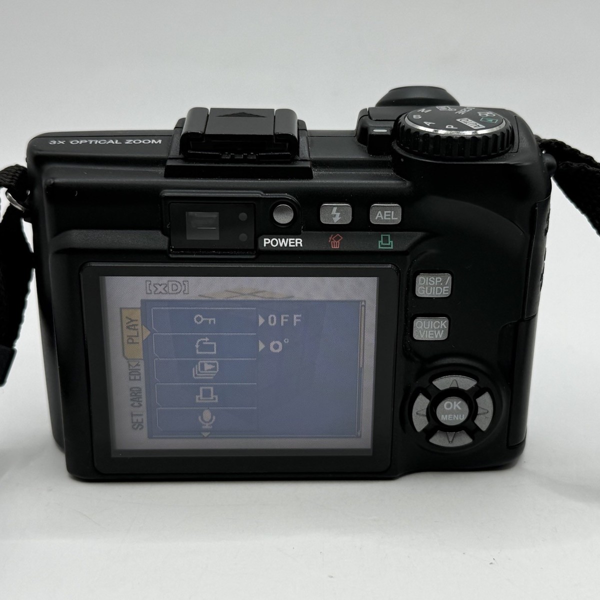 Olympus SP-350 8.0MP Digital Camera 3x Optical Zoom Black Tested