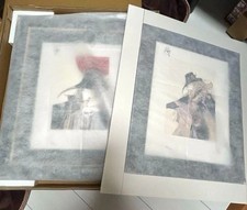 Yoshitaka Amano Vampire Hunter D Spade Giclee Print 2 set ED 62/100 Signed