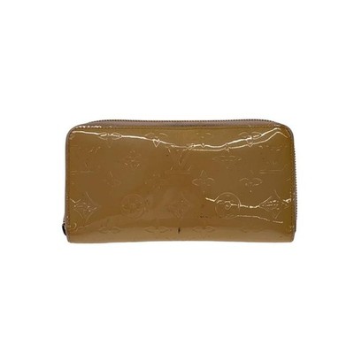Louis Vuitton Zippy Wallet Monogram Vernis Beige Women's Pre-owned From Japan