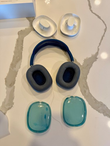 Apple AirPods Max Gen 1 (POUR PIECES) + coque 3ème partie ; emballage d'origine - Photo 6 sur 7