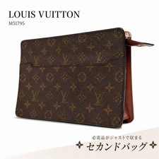 LOUIS VUITTON Monogram Pochette Homme Clutch Bag