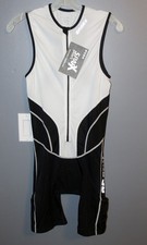 Cycling Triathlon Bib Shorts Adult Size S SparX BW Padded Shorts Bike Suit