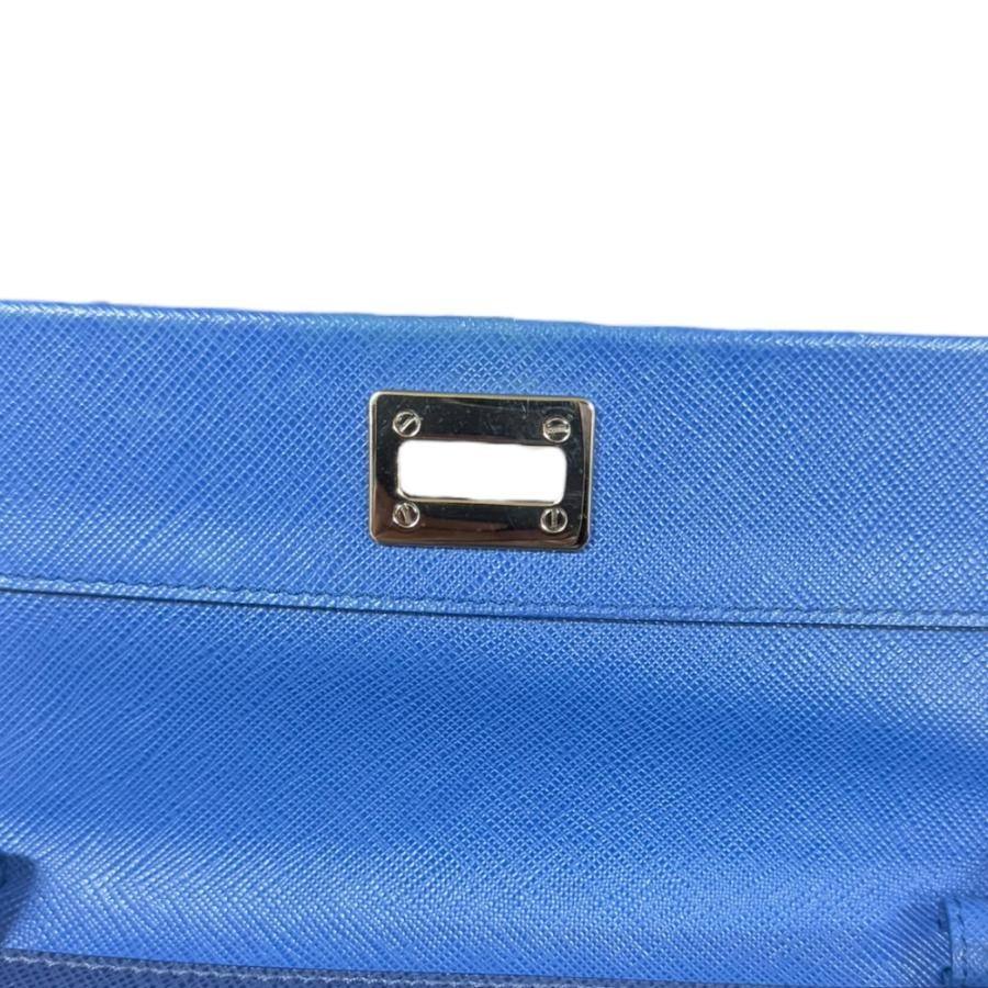 PRADA Shoulder Wallet Saffiano Rectangular 7.68x4… - image 13