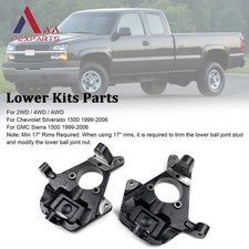 2 Drop Lowering Spindles For Chevy Gmc Silverado Sierra 1500 2wd4wd 99-06