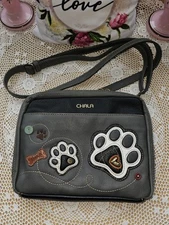 Ghala Companion Organizer Crossbody Paw Print Purse