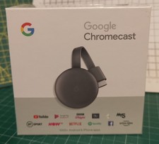NEW & SEALED Google Chromecast 3rd Gen HD Digital Media Streamer - Charcoal