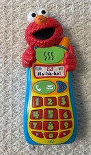 Fisher Price Sesame Street ELMO KNOWS YOUR NAME Cell Phone - K3045, WORKS