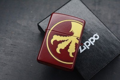 RARE CUSTOM ZIPPO x Microtech Knives - Burgundy Lighter BNIB 1/1 Discontinued