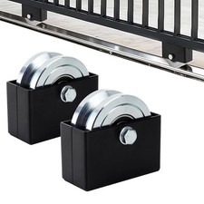 4'' Sliding Gate Rollers Wheel 2-Pack V Groove Gate Wheel, Heavy Duty Sliding...