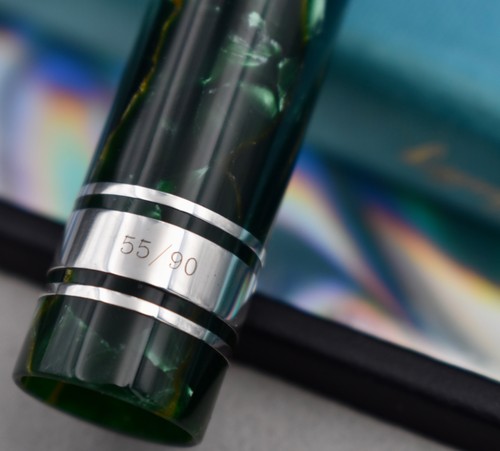VISCONTI Pen Plus Limited Edition 90 Füllfederhalter mit grünem Michelangelo Zelluloid - Bild 8 von 23