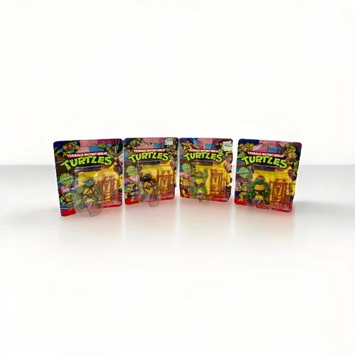 Teenage Mutant Ninja Turtles 1988 Action Figures ALL 4 TURTLES NIB!
