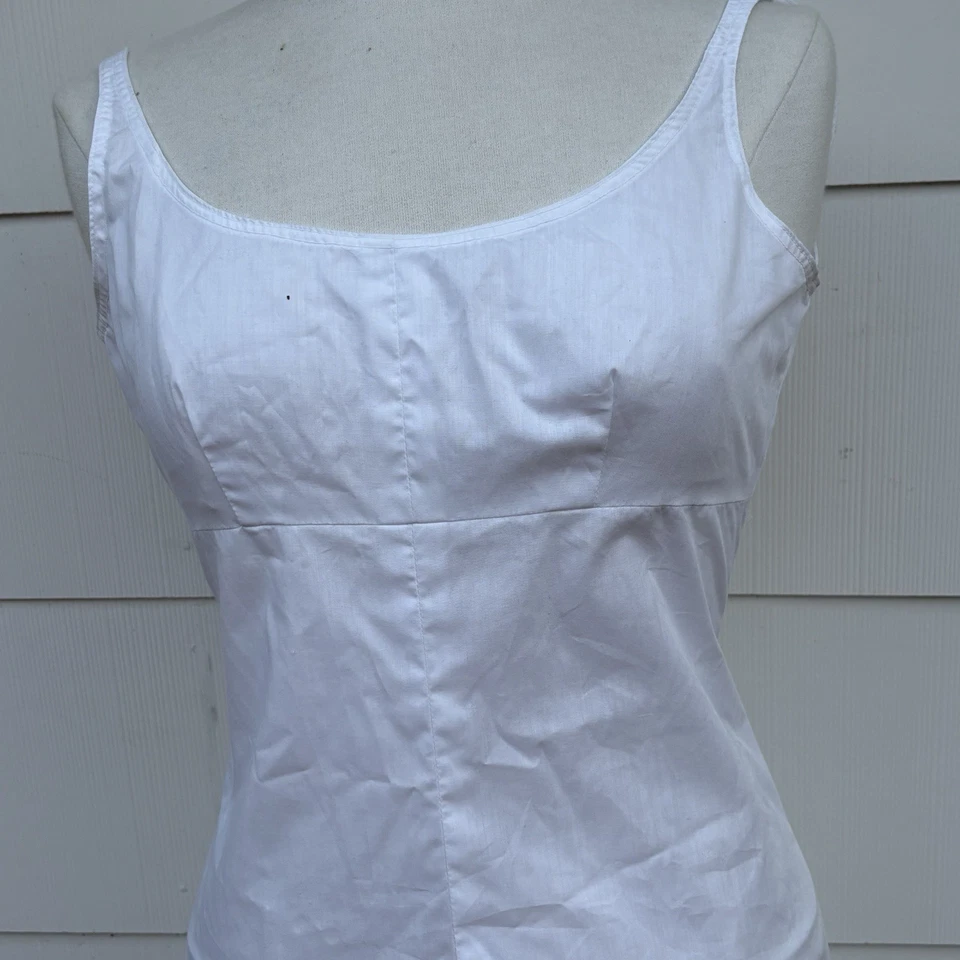 De Colección Hecho a Mano Largo Blanco Slip Granja Camisón S/M ALGODÓN Boho Cottage Vestido Foto 4 de 4