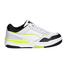 Big Kid's Puma Rebound Retro Jr Puma Black-White-Lime Smash 401564 10