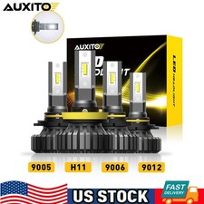 H4 H11 9005 9012 9006 H7 LED Headlight High Low Beam Bulb White FogLight 6500K A