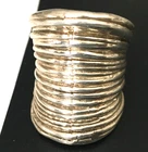 BIG Vintage Ring MARKED ISRAEL 925 STERLING SILVER Size 9 Band Jewelry lot y