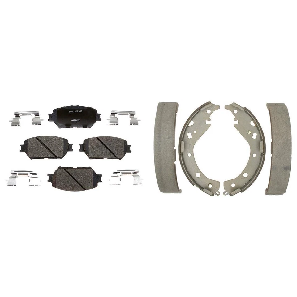 Комплект передних задних керамических тормозных колодок и тормозных колодок для 2004 Toyota Camry - Изображение 4 из 4