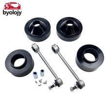 2" Front 1" Rear Leveling Lift Kit Sway Bar Links For Jeep Wrangler JK 2007-2018