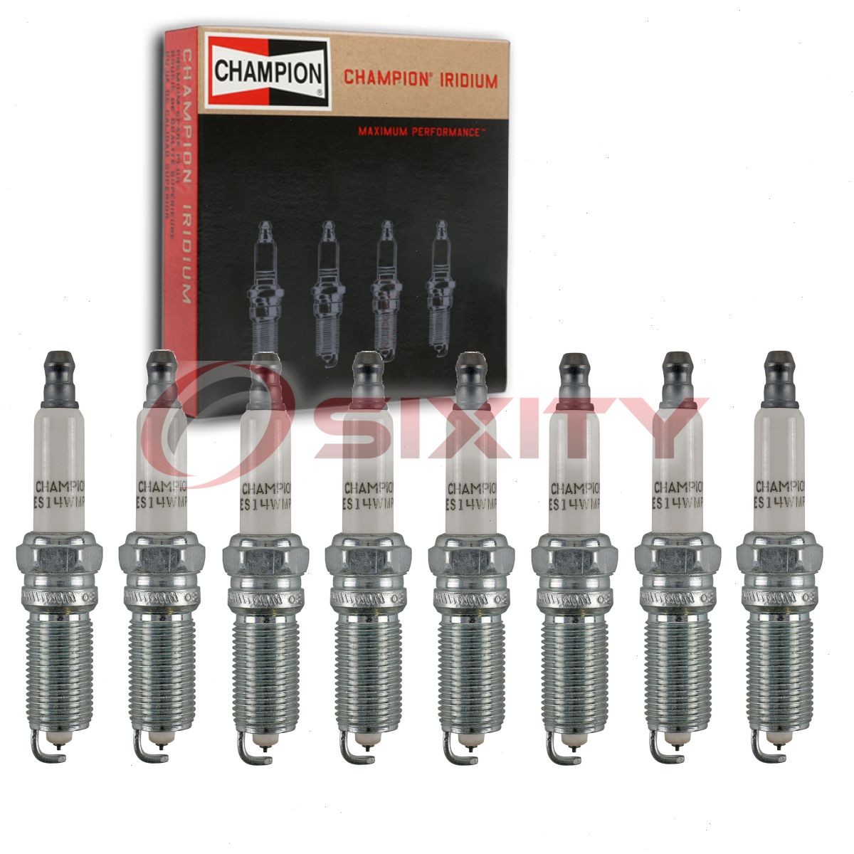 8 pc Champion Iridium Spark Plugs for 2019 GMC Sierra 1500 Limited 5.3L V8 yq