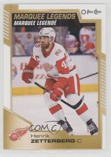 2020-21 O-Pee-Chee Marquee Legends Henrik Zetterberg #535 17p7