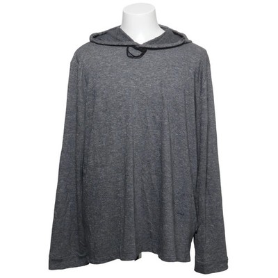 ONIA, Kapuzenpullover, Größe: XXL, Grau, Polyester/Viskose, Einfarbig #HJQ