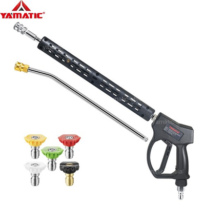 #ad YAMATIC 5800 PSI Pressure Washer Gun with Stainless Steel Swivel 3 8quot; Plug $94.89