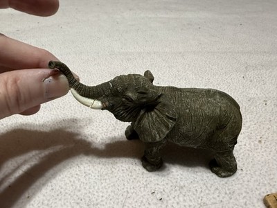4-inch Elephant Figurine with Trunk Broken Off But Included See Photos