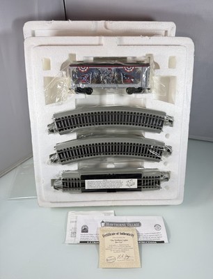 Hawthorne Village Confederate Express Bachmann Northern Lights Box Car & Track