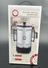Spiedino Elettrico Verticale Acciaio Inox Banconi Chef Grill Senza Fumo 360°