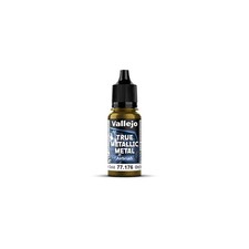 Vallejo - True Metallic - 18ml Paint Airbrush - Greenish Gold
