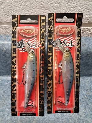 2 LUCKY CRAFT Pointer 100 OGs 5/8oz  100mm Luckycraft Suspending Jerkbait Rare!