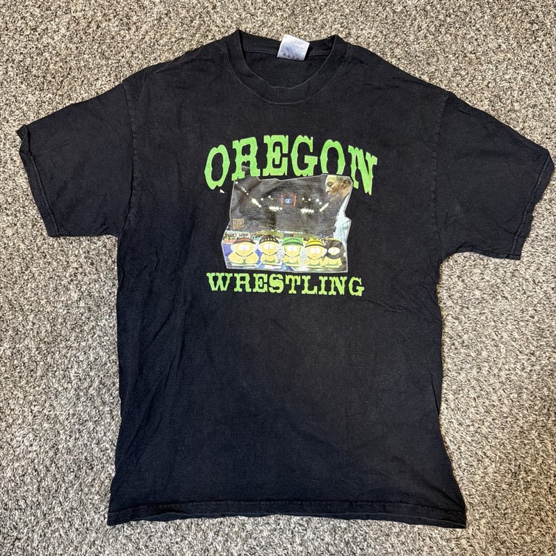 Team Oregon National Wrestling South Park T-shirt Size Large