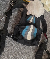 Racer skydiving parachute container - MED harness, up to 210 main /  160 reserve