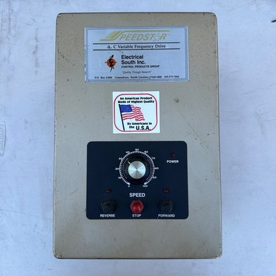 Speedstar Variable Frequency Drive VFD - 3-Phase Motor Controller - Used