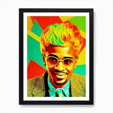 Big Sean Colourful Pop Art Art Prin Framed Wall Art Poster Canvas Print Picture