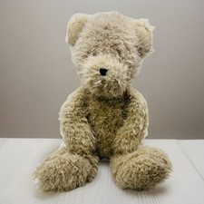 Jellycat Large 19" Angora Cocoa Bear Plush Rare RETIRED Shaggy Soft Furry Teddy