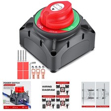 Battery Switch 12v 24v 48v 600a Heavy-duty For Truck Vehicle Trailer Rv Marine