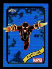 SUNFIRE 2025 TOPPS CHROME MARVEL #22 BLUE REFRACTOR/299