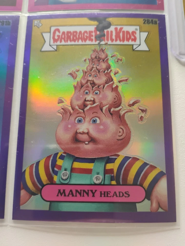 2024 Garbage Pail Kids Gold/Purple/Magenta Refractor Cards - Image 3 of 4