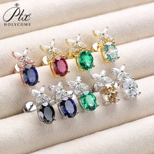 Green 3ct Moissanit 925 Sterling Silber als A...