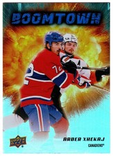 2025-26 Upper Deck Series 2 Boomtown ARBER XHEKAJ #BT-11 Canadiens UD 1:10 Packs