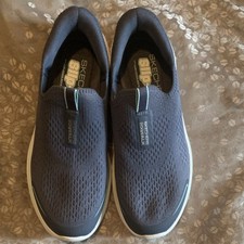 SKECHERS GO WALK Slip-On Cushioned Comfort Navy Blue Low Top Sneaker