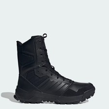 adidas GSG-9.2024 Side-Zip Tactical Boots JP9888 Black Leather 8.5 Sale