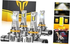 9005 9006 Fog Bulbs Combo - 180000LM Ultra Bright 6500K Cool White - Focused