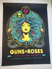 2026 Guns N Roses Poster San Diego Limited Signed Poster #29/100 Last One!
