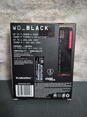 Western Digital WD_BLACK SN850X 2TB Internal NVMe SSD